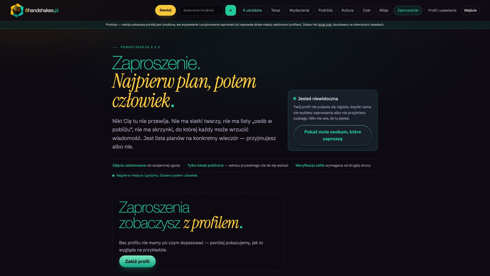 Zaproszenia i kody